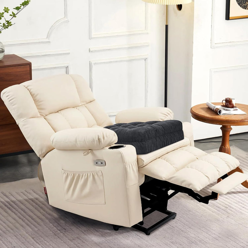 Recliner Cushions for Elderly, 20x20x4 Inch Thick Chair Cushion for Shorter U...