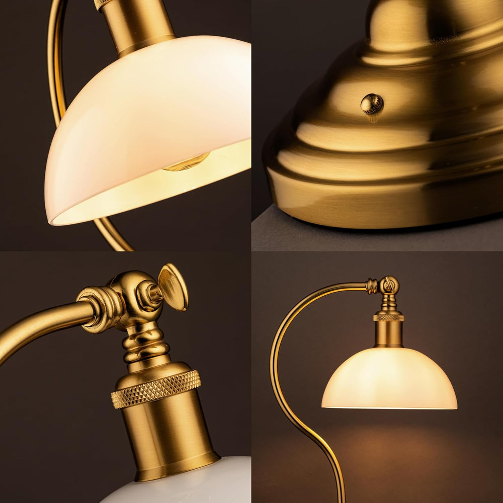 O'Bright Bankers - Cordless LED Table Lamp, Battery-Operated, Rechargeabl...