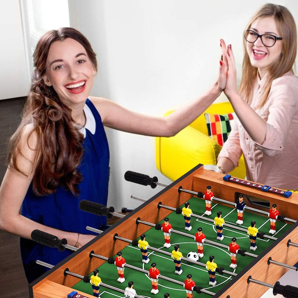 Giantex Multi Game Table, 2 in 1 Combo Mini Game Tables Top w/Soccer, Slide H...