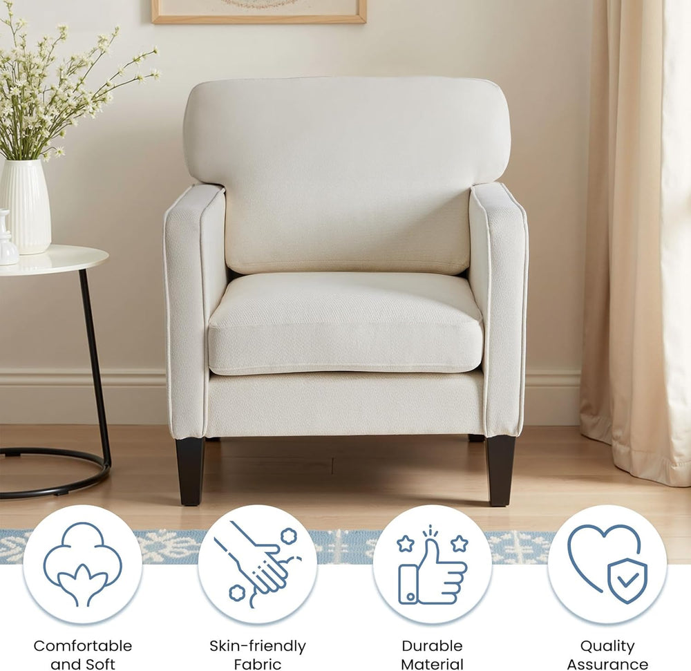 DUMOS Accent Chairs, Lounge Chair for Living Room Home Corner 1Pack