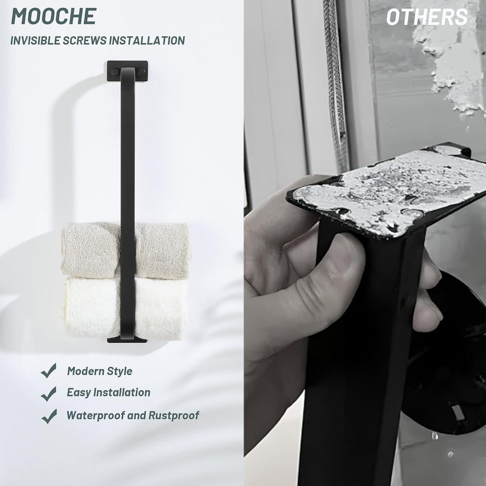 Mooche Bathroom Towel Bar, 32 inch Towel Racks, Matte Black