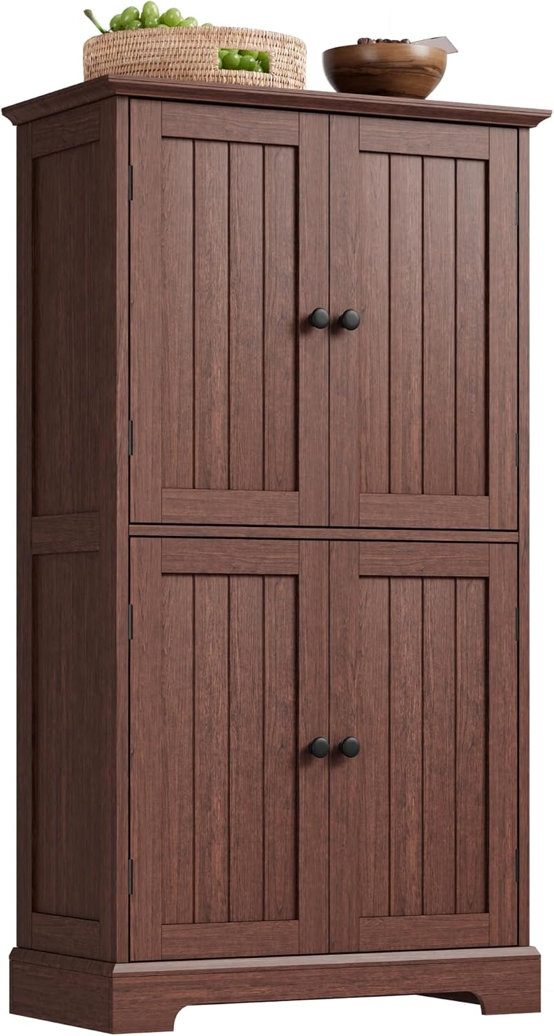 ChooChoo Bathroom Floor Cabinet with Adjustable Shelves