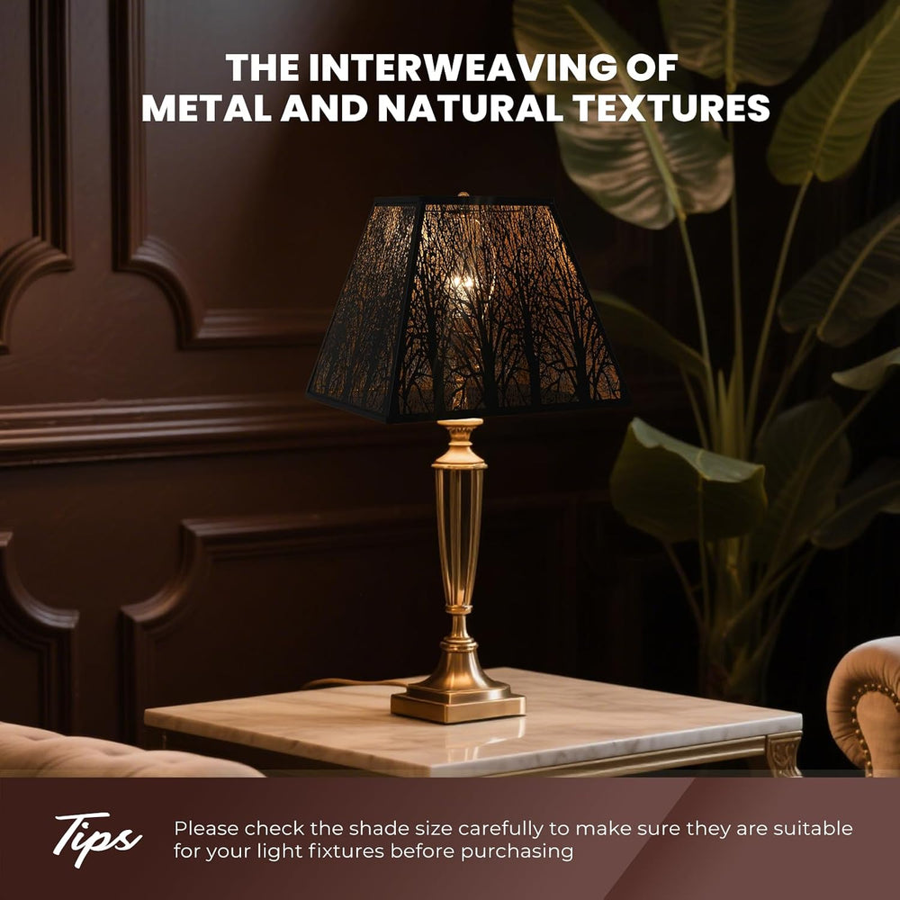 Large Metal Lampshade New Pyramid Design 8'' Top 14'' Bottom ...
