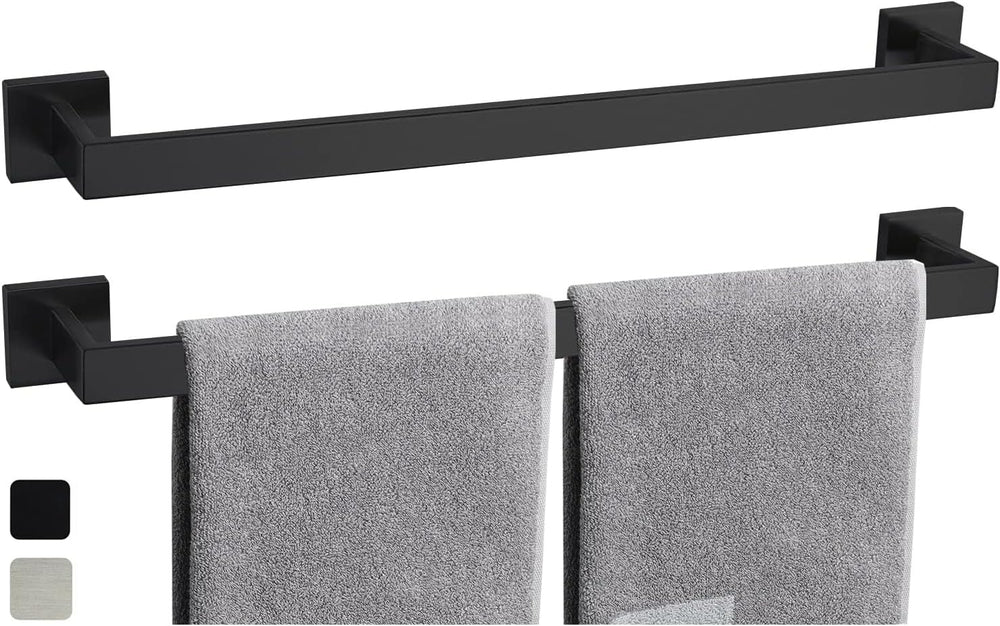 24 Inch Towel Bar 2 Pack for Bathroom 12/16/24/28/32/36 Inch Kitchen Towel Ho...