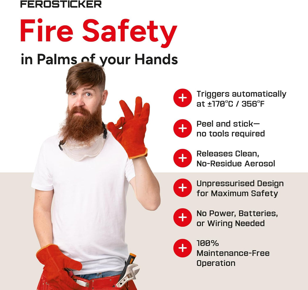 Small Automatic Fire Extinguisher (1 Pack)