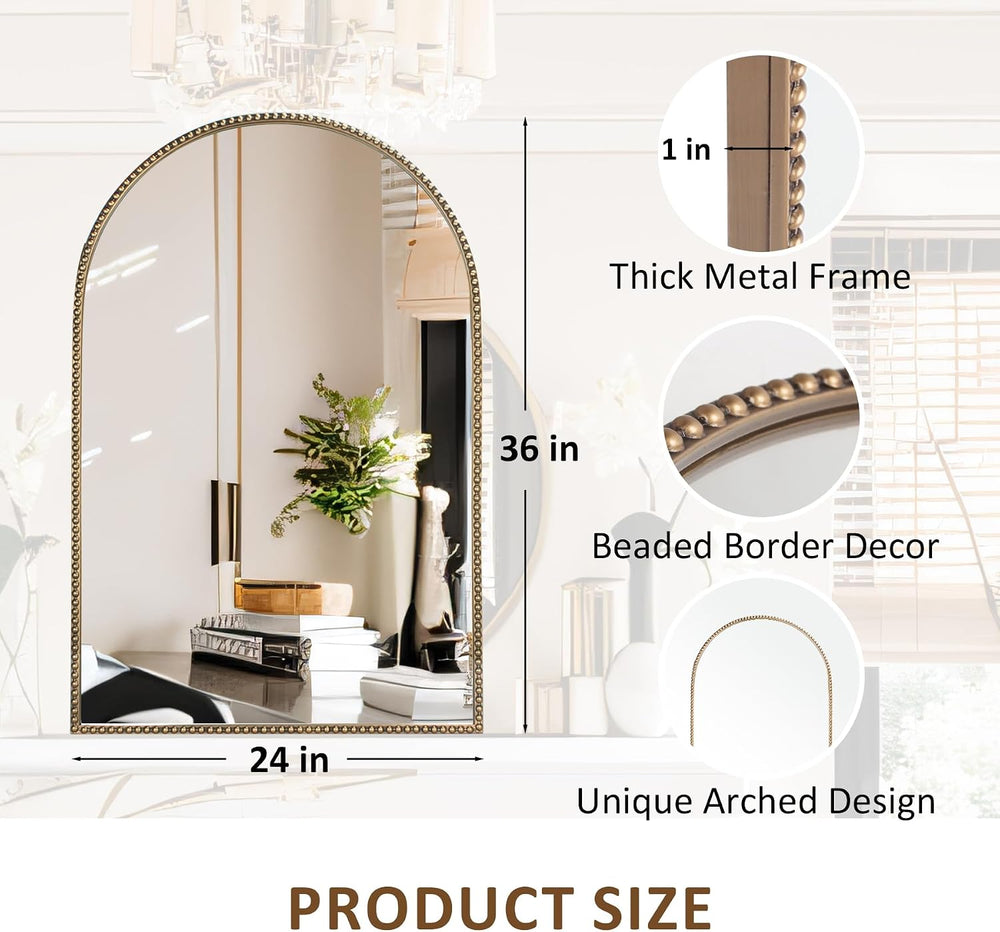 Antique Gold 24"x36" Wall Mirror