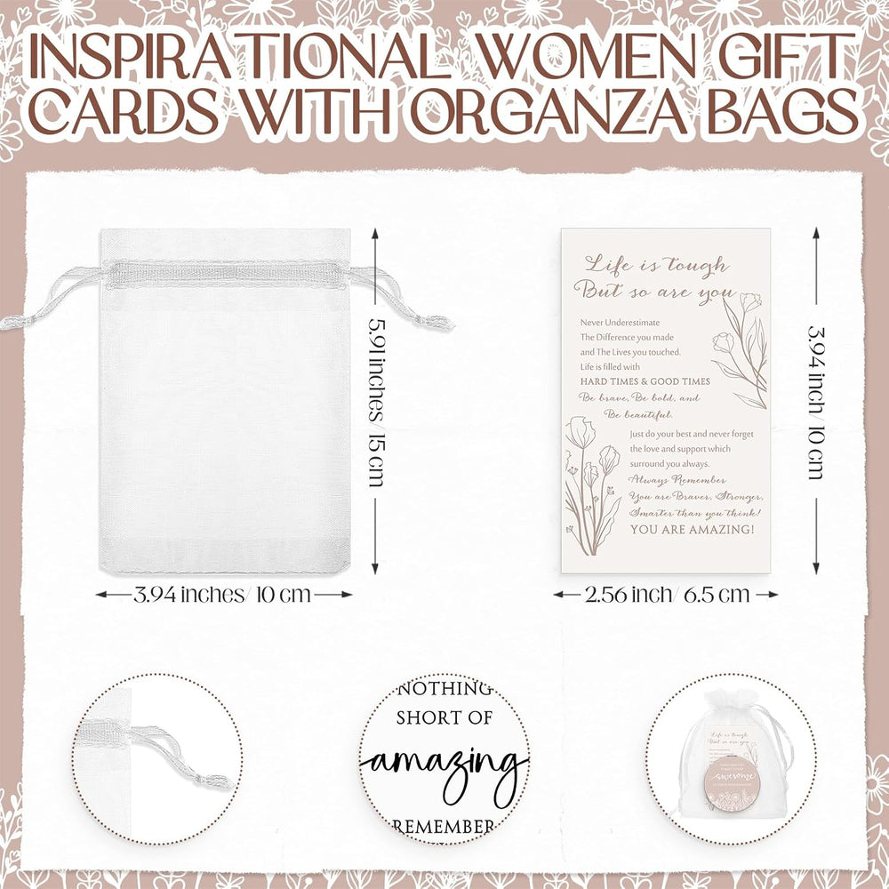 CroBlissful Inspirational Gifts for Women Bulk, 24 Set, Classic