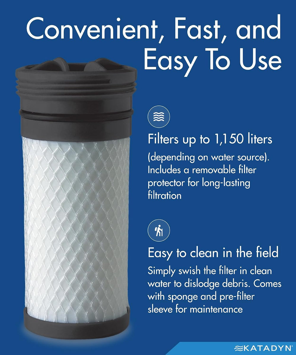 Katadyn Hiker Pro Replacement Cartridge with Field Maintenance Kit