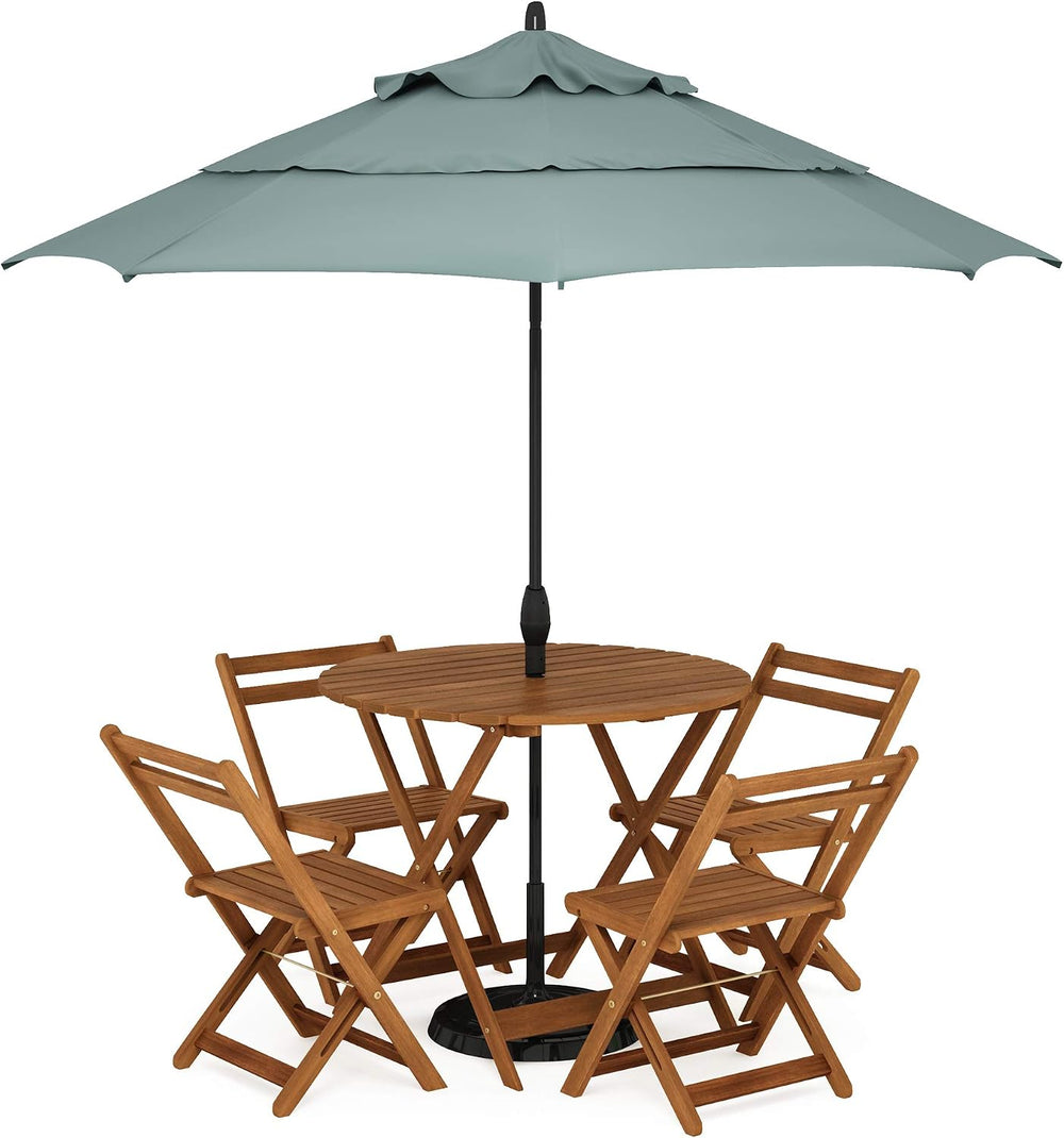 Furinno TIOMAN Outdoor Foldable Patio Table, Natural