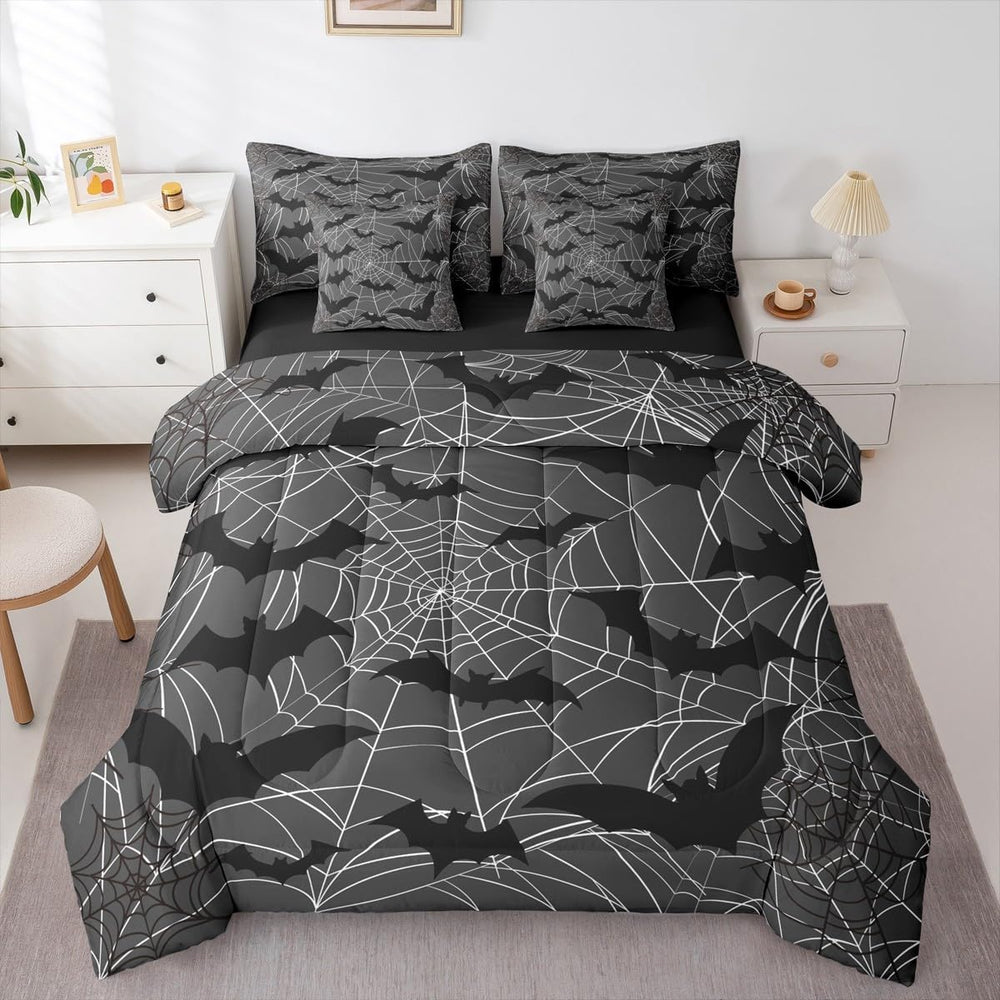 Erosebridal Halloween 7 Pcs Bedding Set Queen Size