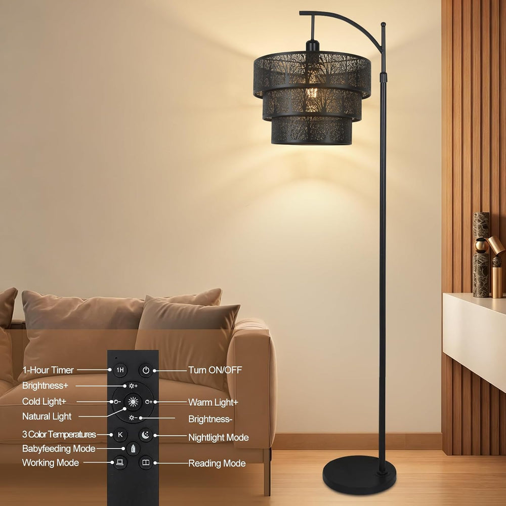 AHDWDW Arc Floor Lamp for Living Room Bedroom,Mid-Century Modern Floor Lamps ...