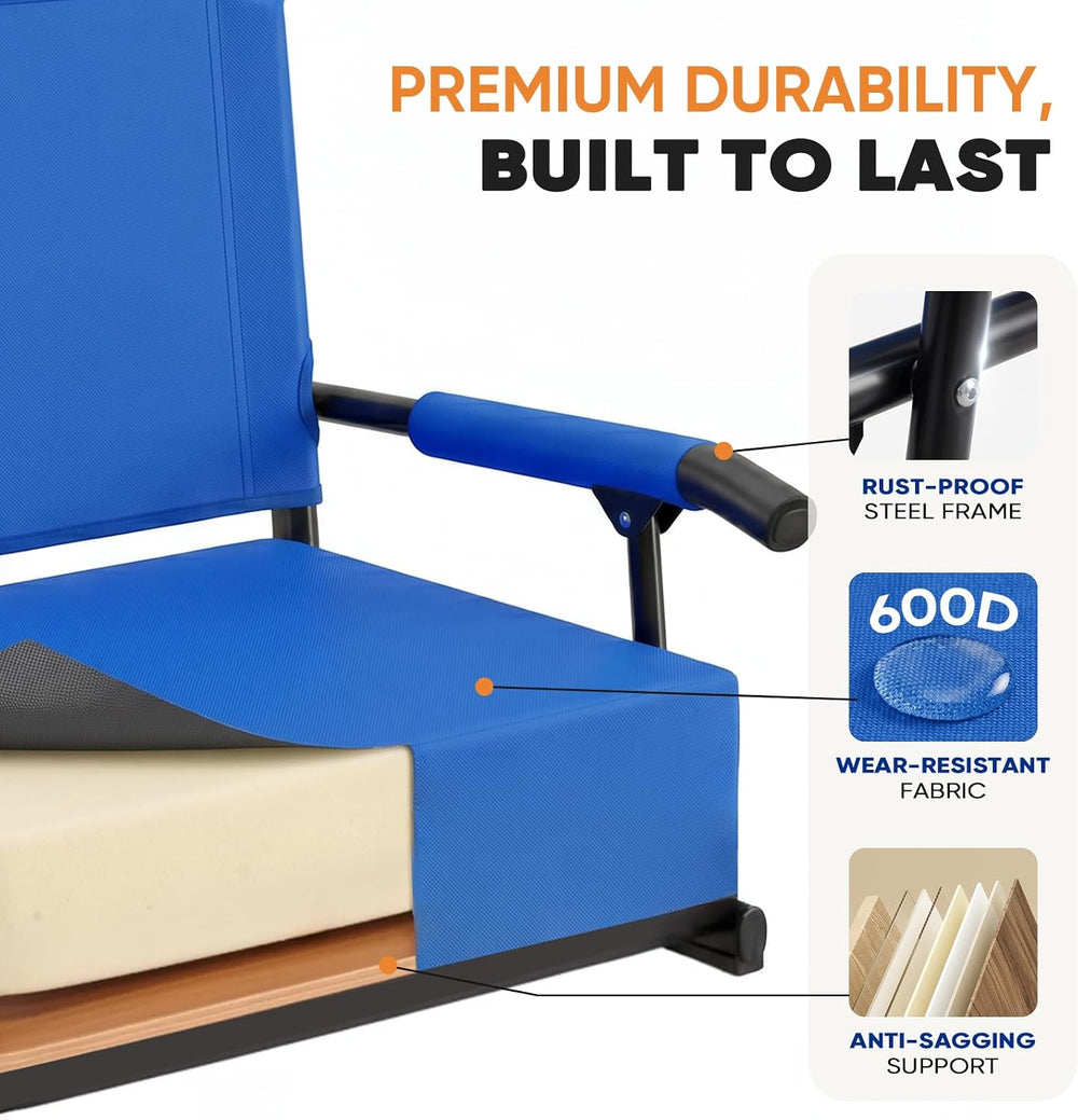 Sekey Stadium Seats with Back Support & Armrests