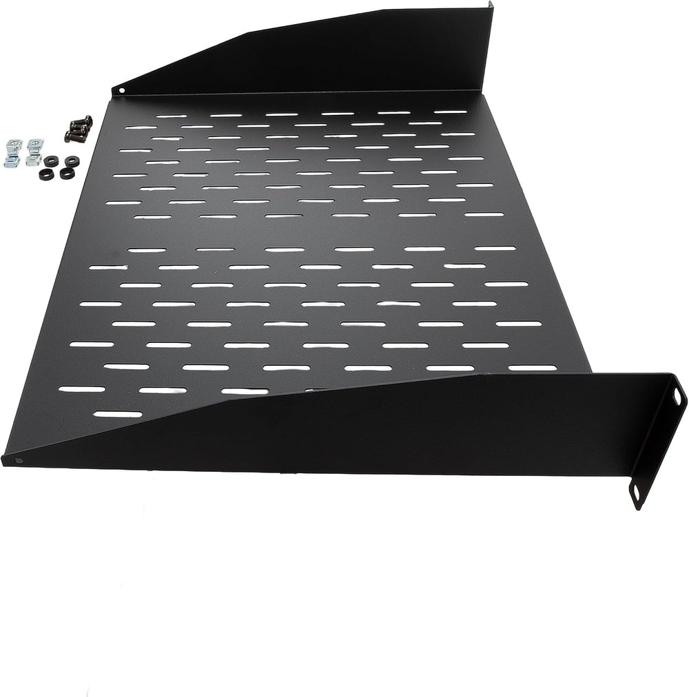 NavePoint 2U 19-Inch Universal Vented Rack Mount Cantilever Server Cabinet Sh...