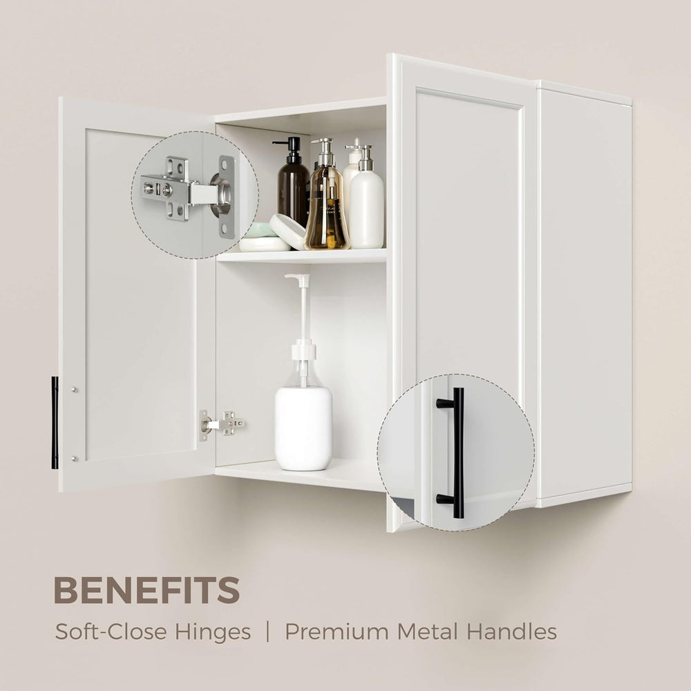 Furnaza 48" W Wall Cabinets for Laundry Room with Adjustable Shelf