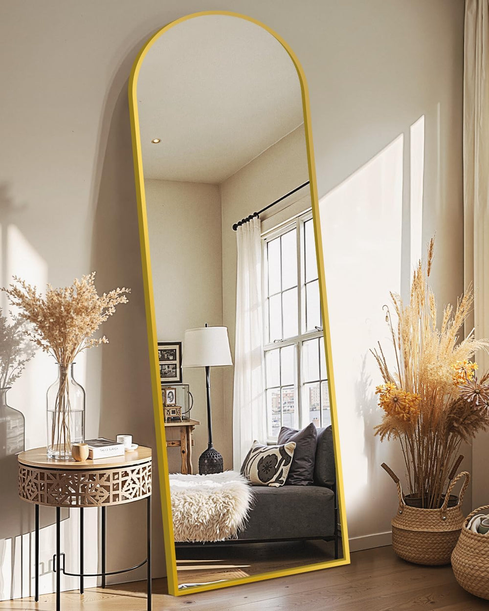 Delma Full Length Mirror, Large Floor Mirror for Wall, Bedroom, Bathroom, Liv...