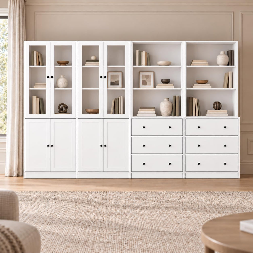 TUSY 71" H Bookcase with Storage