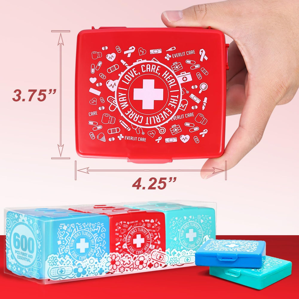 EVERLIT Pocket-Aid Mini First Aid Kit | Compact, Portable Hard-Shell Cases of...