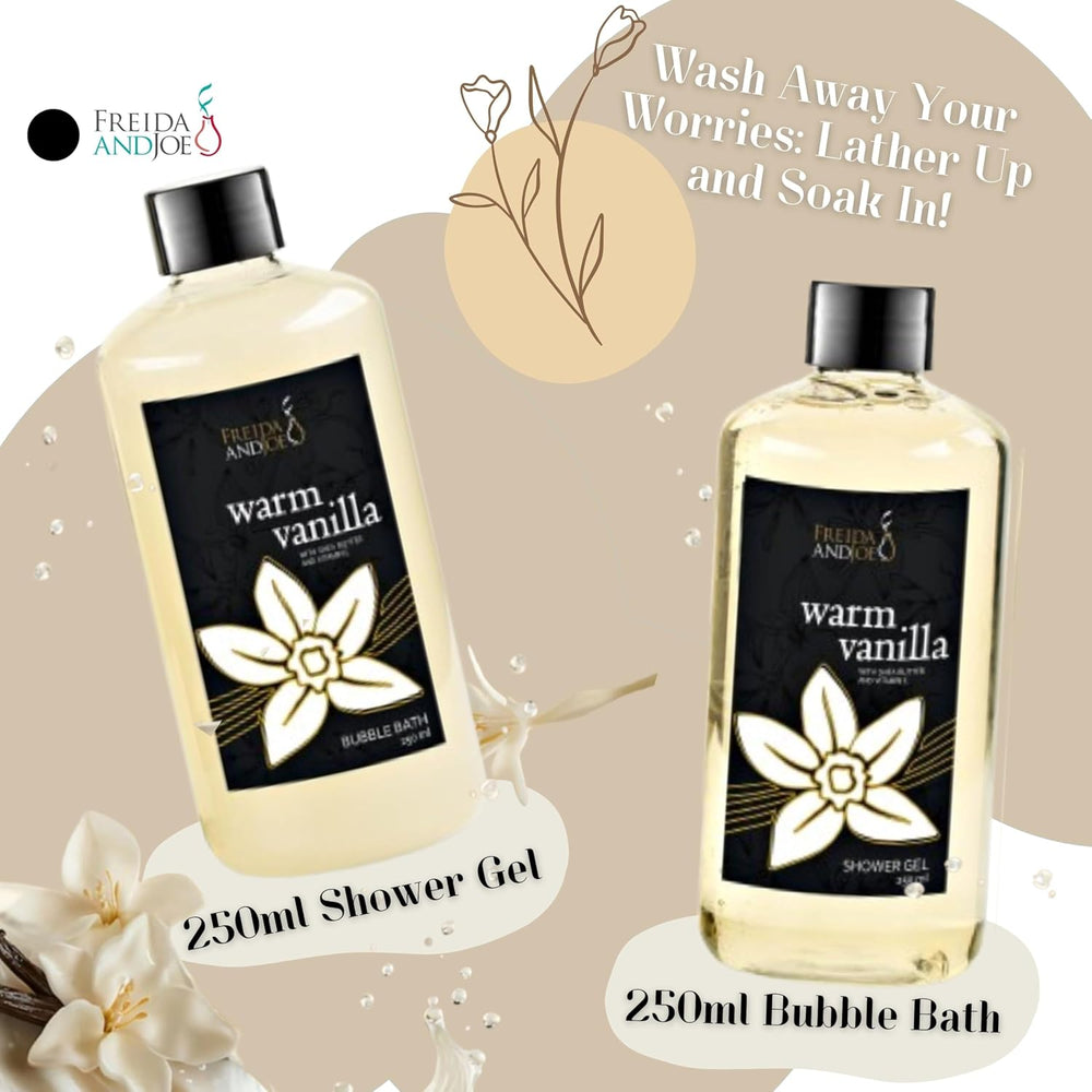 Bath & Body Gift Set for Men and Women Spa Kit with Shea Butter