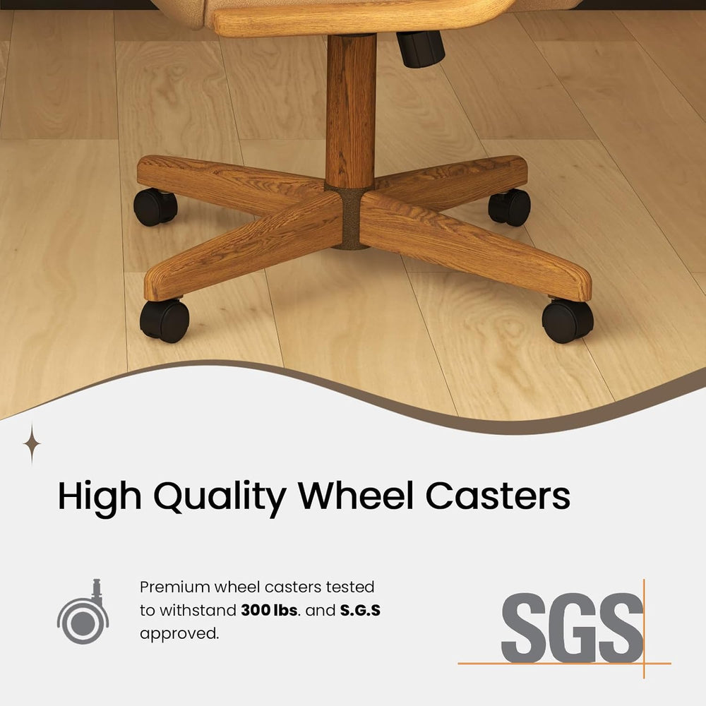 Chromcraft D9520 6pc Swivel Tilt Kitchen Dining Chair - Taupe-Chestnut