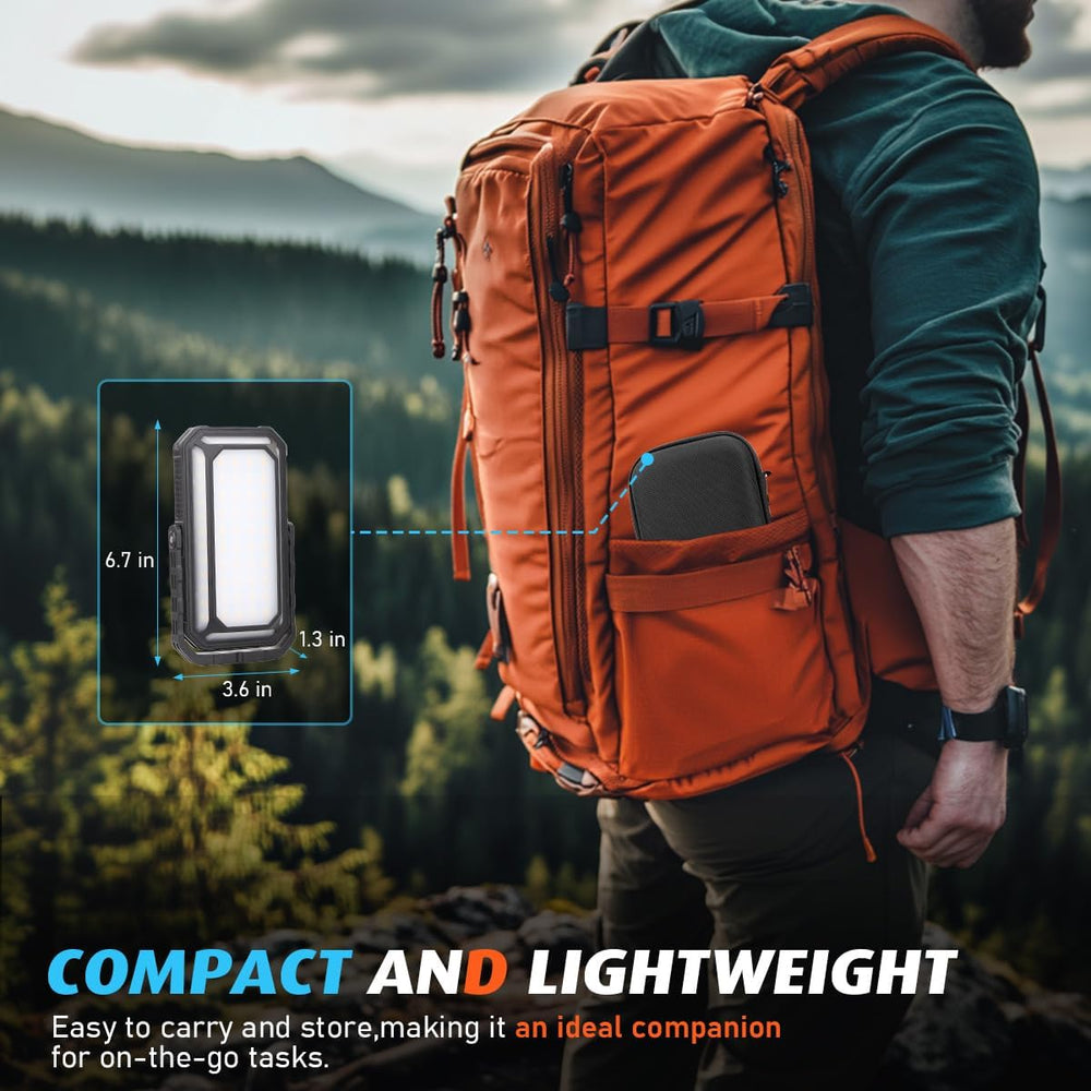 120H Camping Lantern, 10000mAh Rechargeable Lantern, Solar Camp Lamp