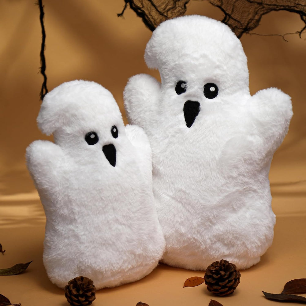 YRXRUS Ghost Pillows, Halloween Ghost Shaped Throw Pillows Set of 2, Boo Pill...