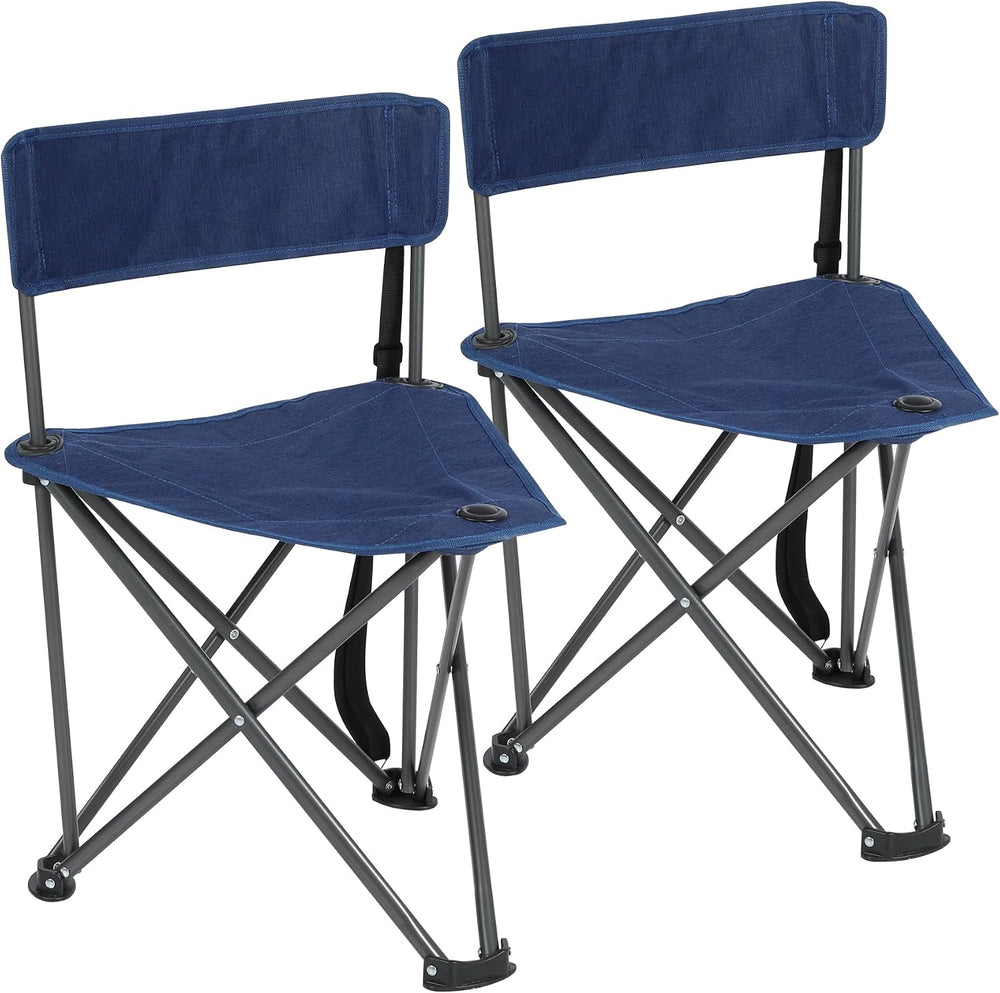 REDCAMP 2 Pack Tripod Chairs for Adults, Folding Lightweight Portable Golf Ch...