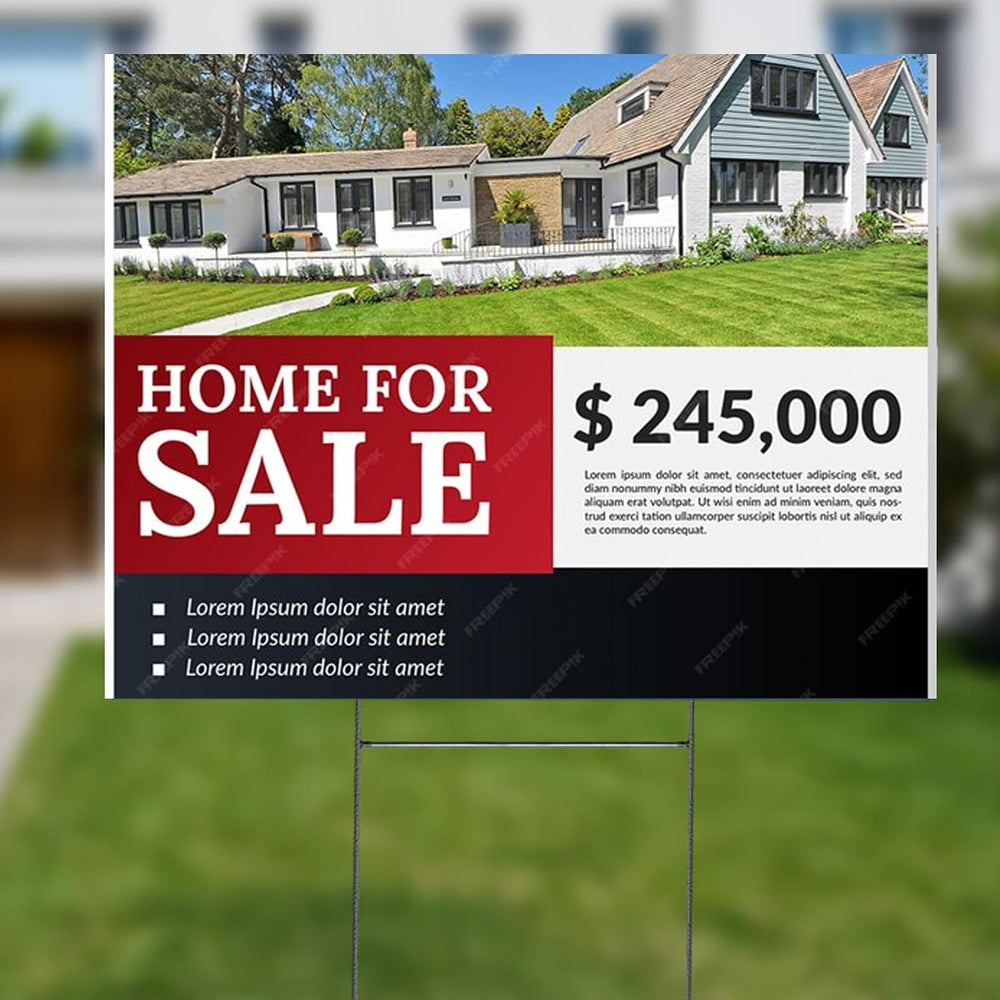 Generic 5pc Custom Yard Signs with Stakes 18x24 inch READY IN ONE DAY Persona...