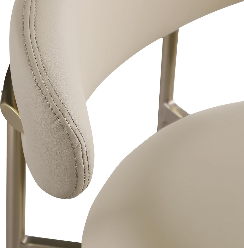 Meridian Furniture 995Taupe-C Lupita Collection Modern | Contemporary Counter...