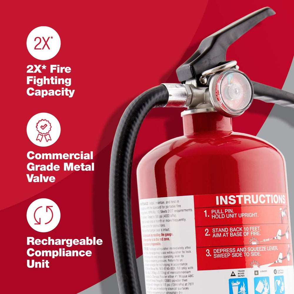 First Alert Fire Extinguisher, Heavy Duty for Home & Commercial Use