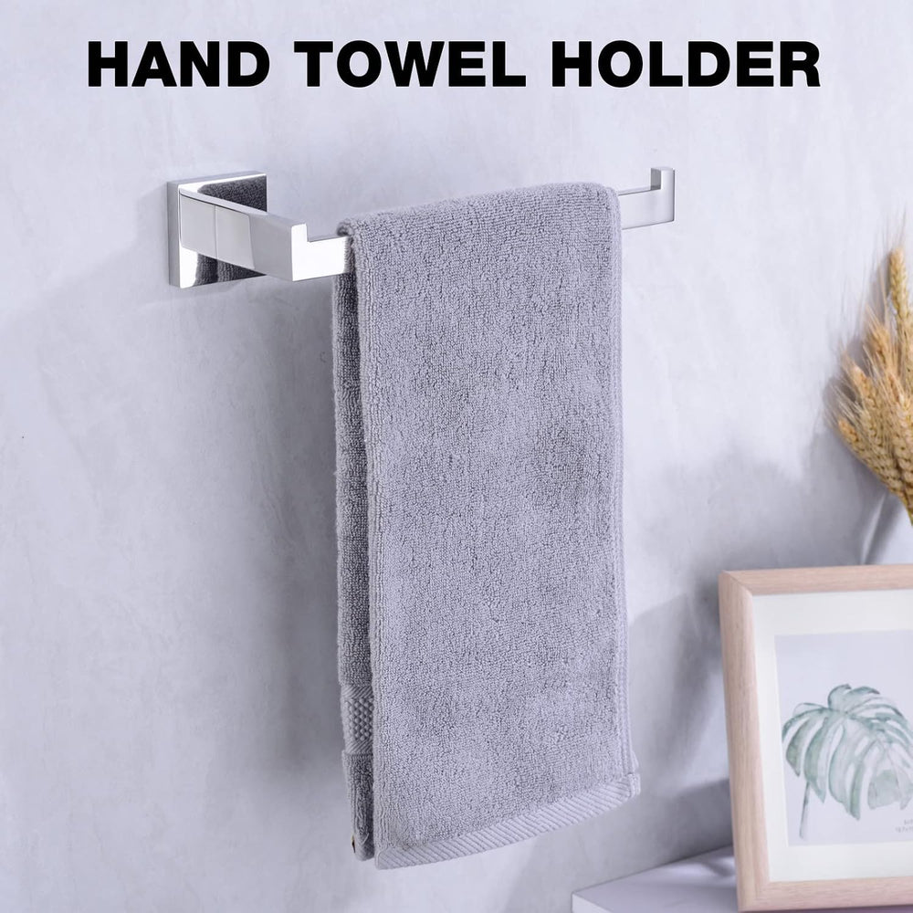 TRUSTMI Chrome 5-Piece Bathroom Hardware Set Wall Mount