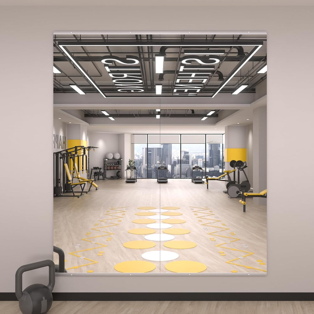LOAAO Home Gym Mirror 63"x28", 2 PCS