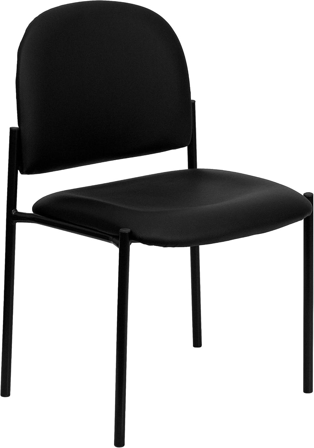 Flash Furniture Tania Comfort Vinyl Upholstered Stackable Side Reception Chai...
