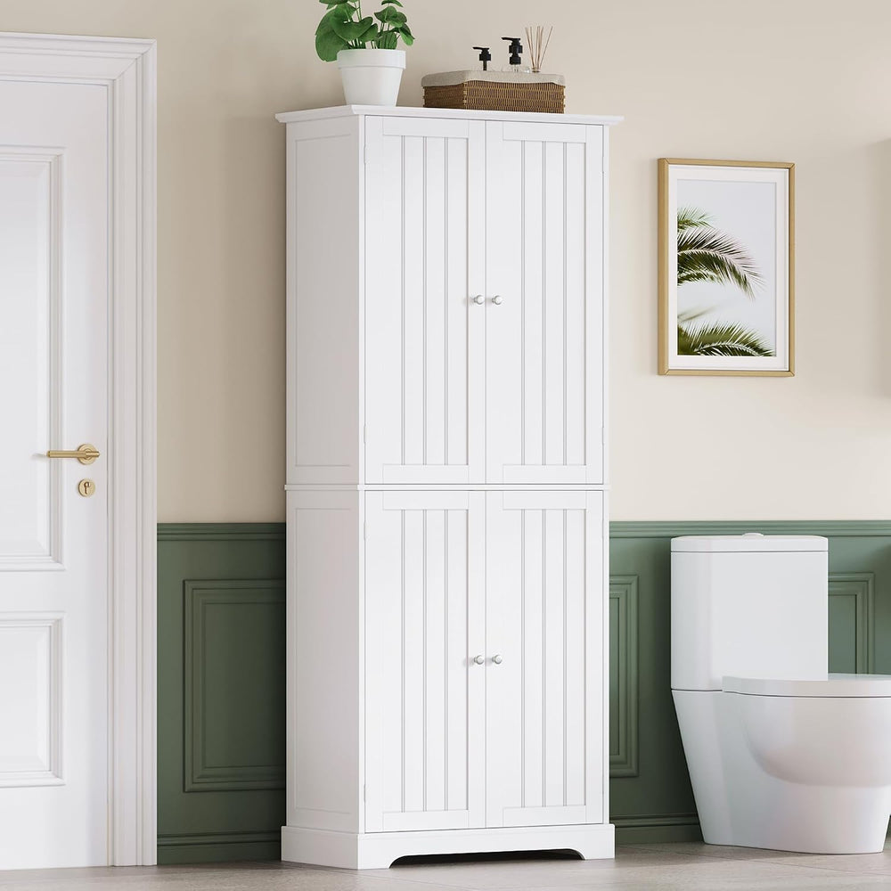 ChooChoo Bathroom Floor Cabinet with Adjustable Shelves