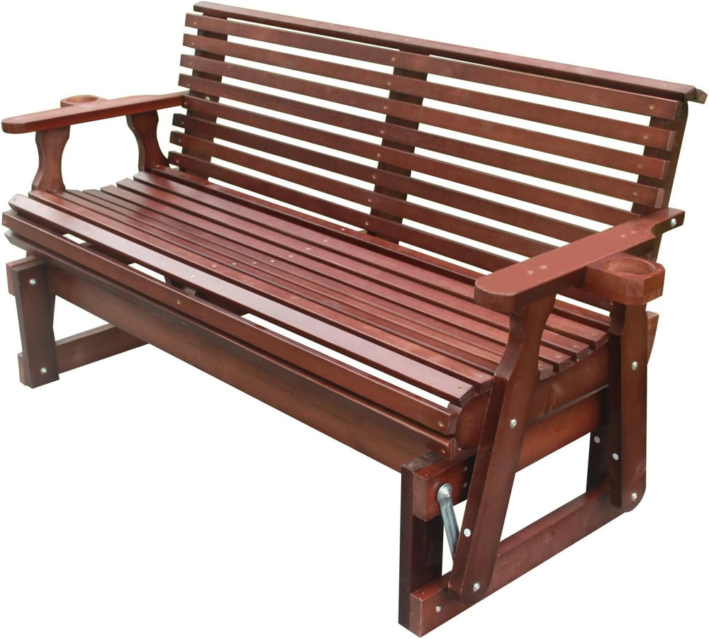 5FT Heavy Duty 800 LBS Porch Glider, Outdoor Glider Bench