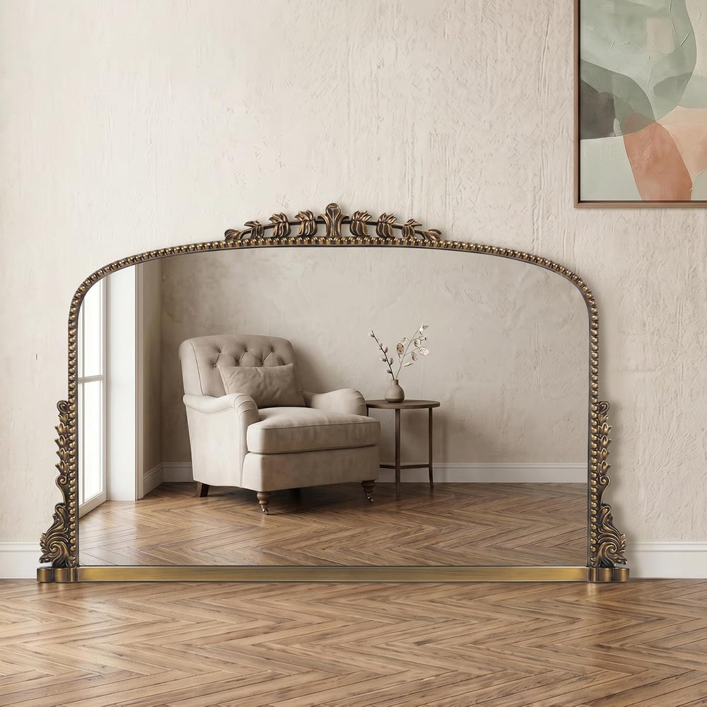 36"X23" Vintage Gold Mirror