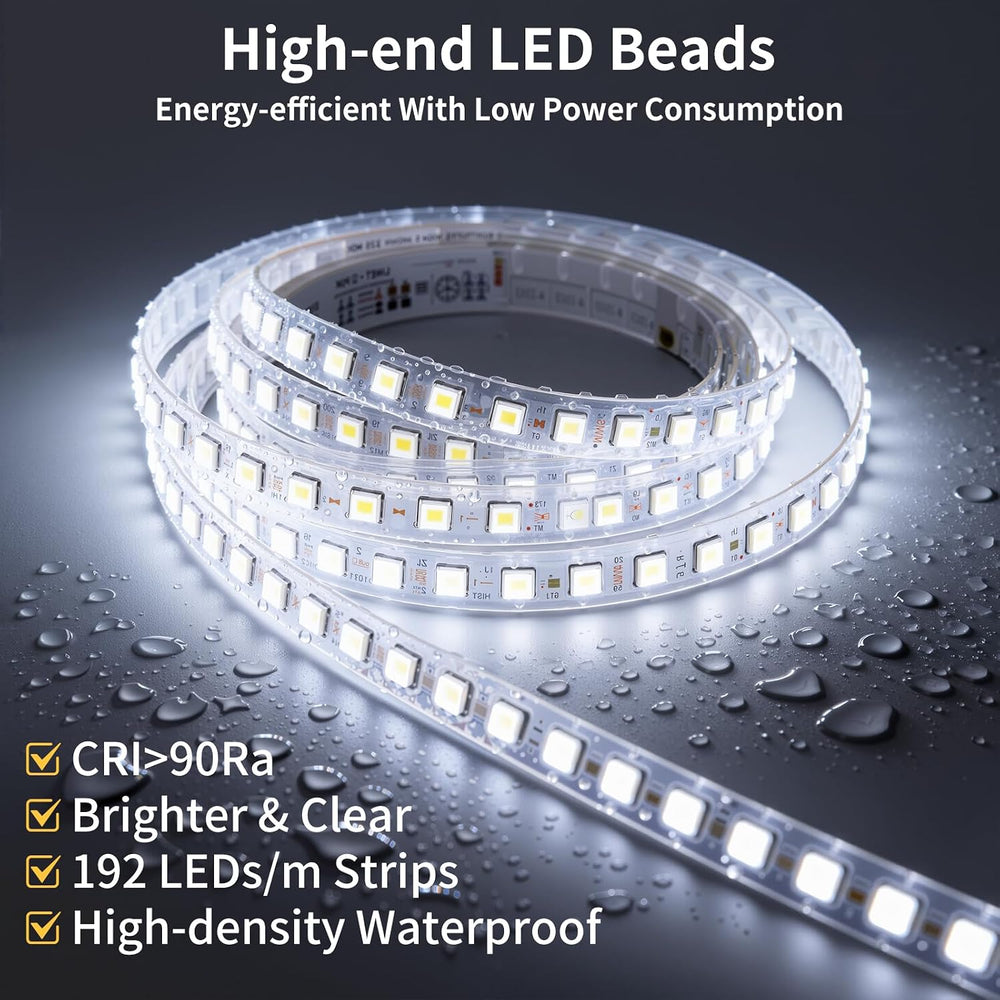 40"x30" LED Bathroom Mirror with Lights, Backlit+Frontlit, Anti-Fog