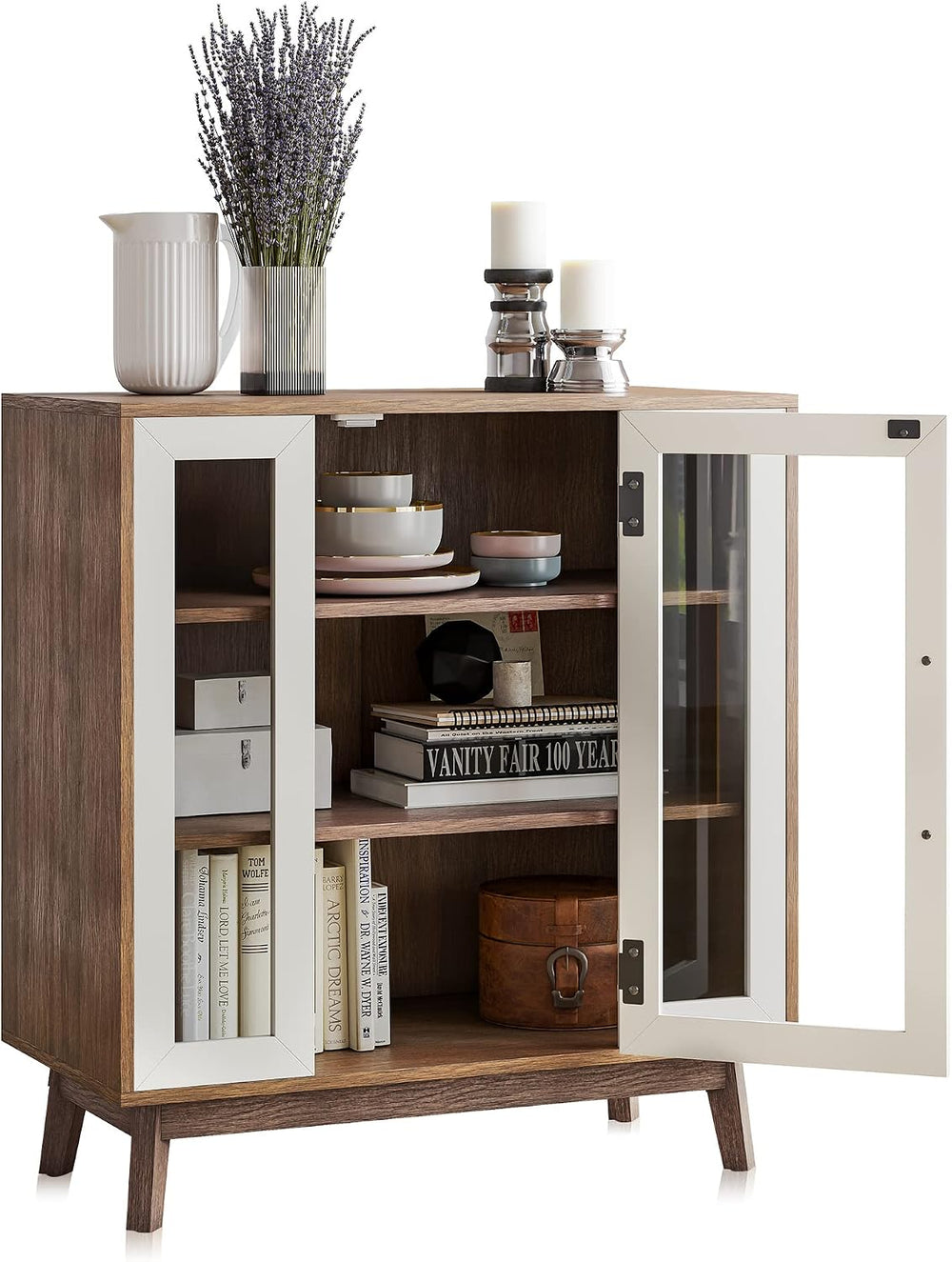 BELLEZE 31" Storage Cabinet-White