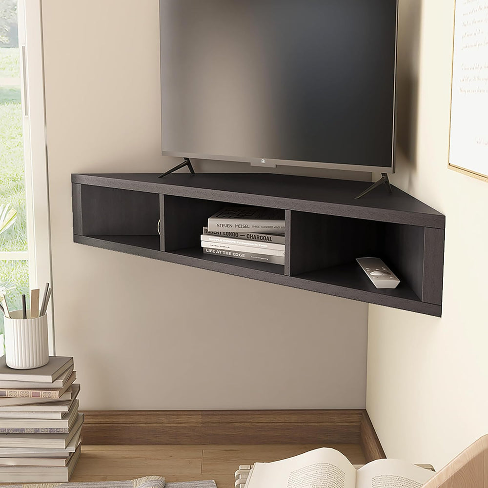 24/7 Shop at Home French 46.5 inch Modern Floating TV Stand with Storage, Flo...