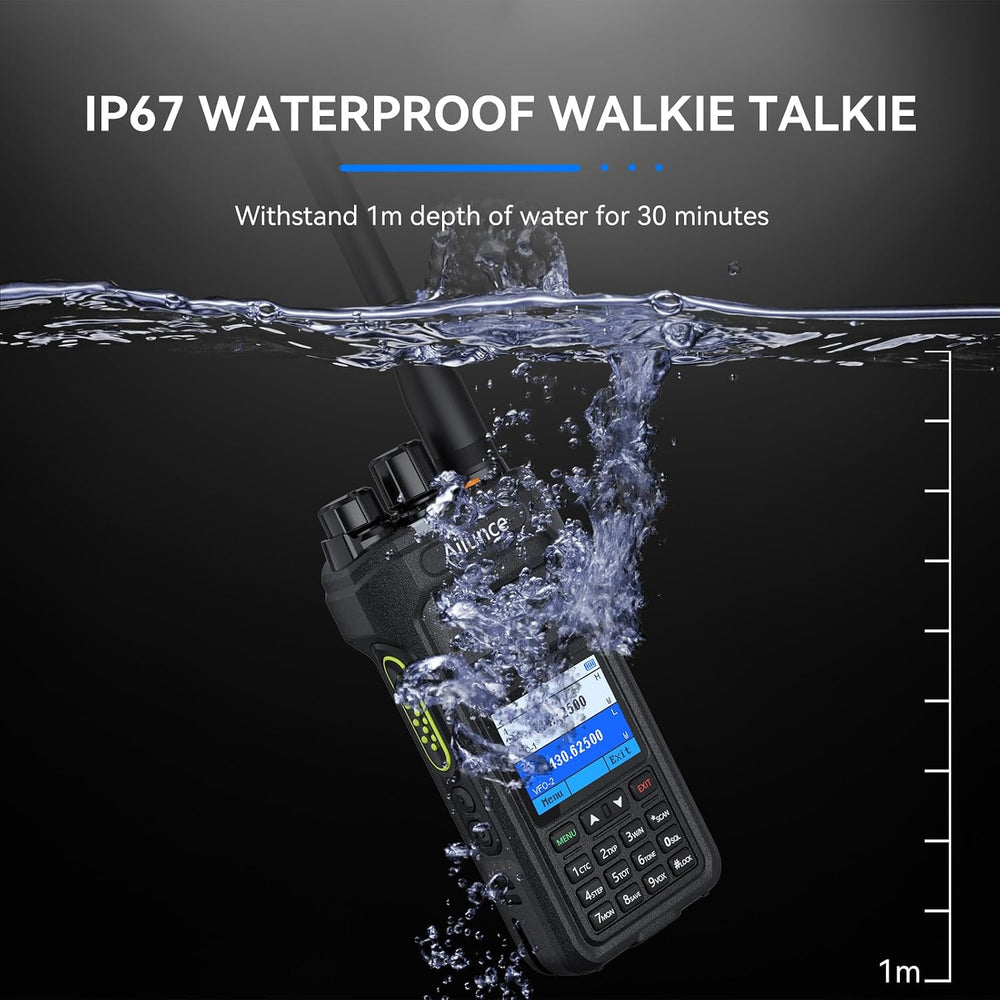 Retevis Ailunce HA1UV Ham Radio,IP67 Waterproof Two Way Radio for Emergency