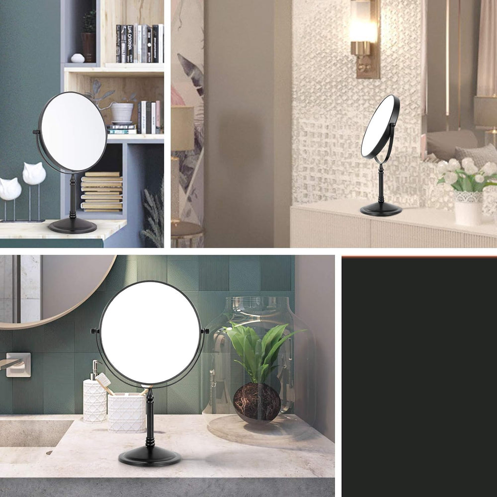 Nicesail Tabletop Makeup Mirror Magnifying Vanity Mirror 10X Rubbed Bronze