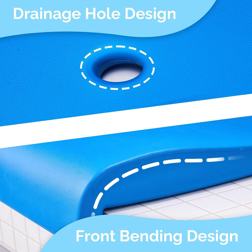 VINGLI Portable Pool Chair for Poolside, Lakeeze Swim Stool, Folding Flip Sea...