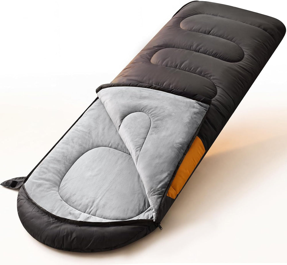 FARLAND Sleeping Bags for Adults Cold Weather & Camping, Fleece-Lined