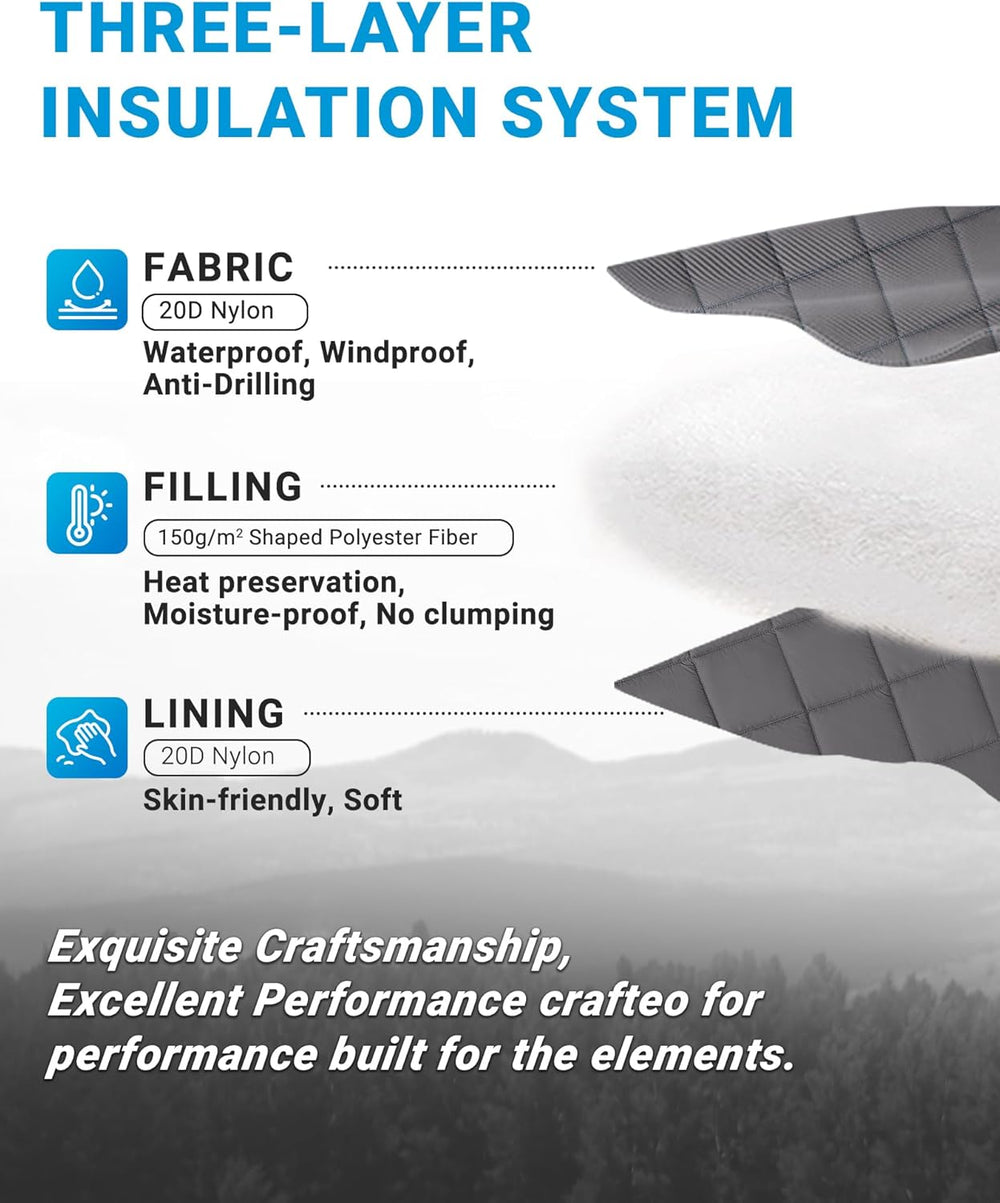 KingCamp Ultralight Camping Blanket, Wearable Packable Blanket 69" x 53&...