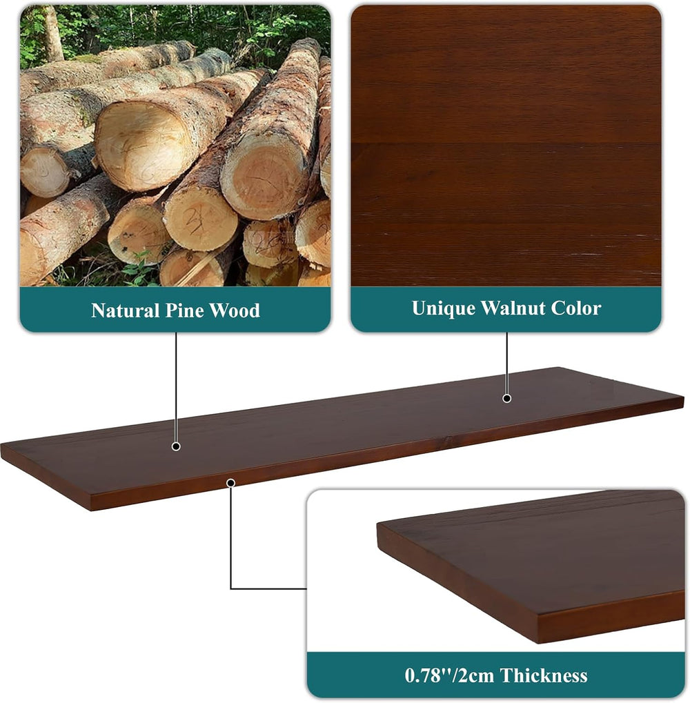 Industrial Pipe Shelves With Wood Planks,Rustic Pipe Shelving Wall Shelf