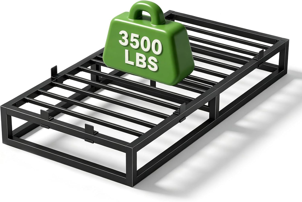 10 Inch Twin Bed Frame,Metal Platform Bedframe Upgrade Heavy Duty Base