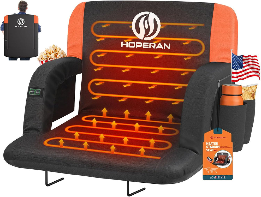 HOPERANHeated Stadium Seats Orange