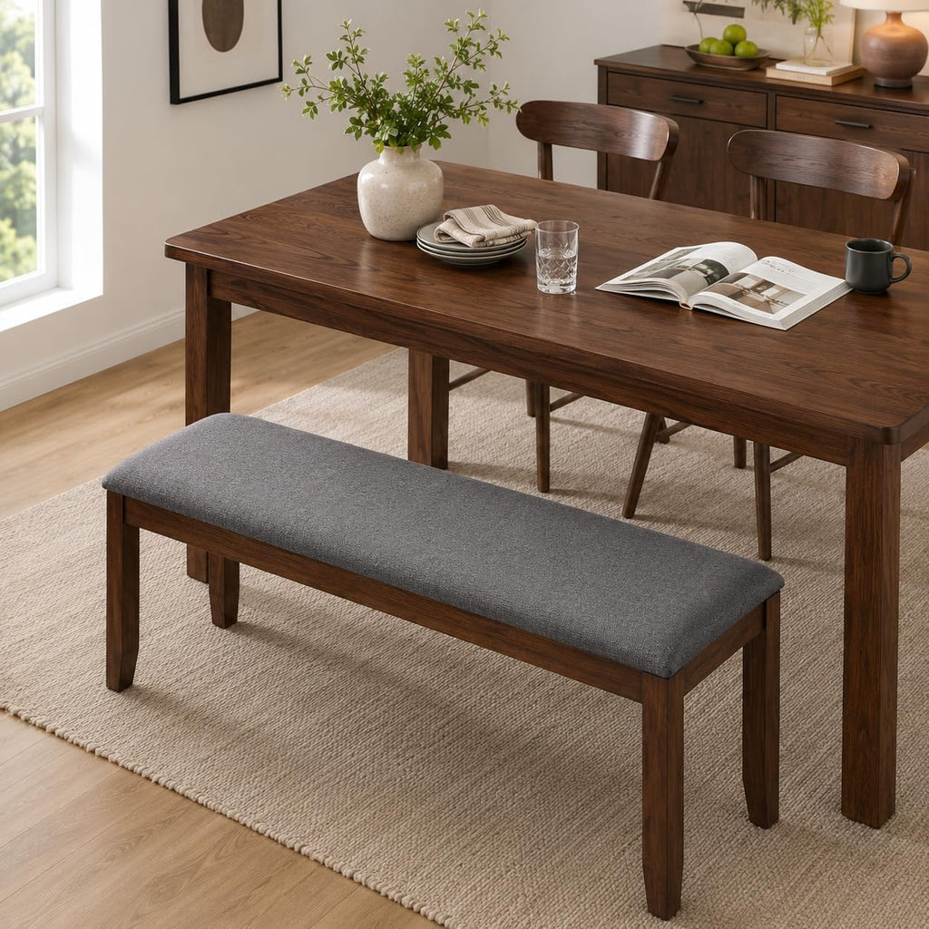 NAFORT Dining Bench Entryway Bench Upholstered Dining Bench