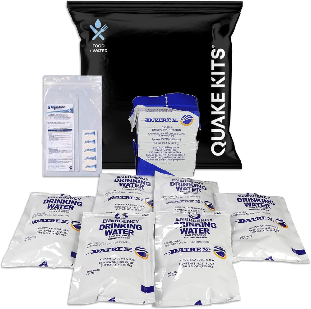 1-4 Person, 72 Hour Prepared Survival Kit for Disaster Preparedness