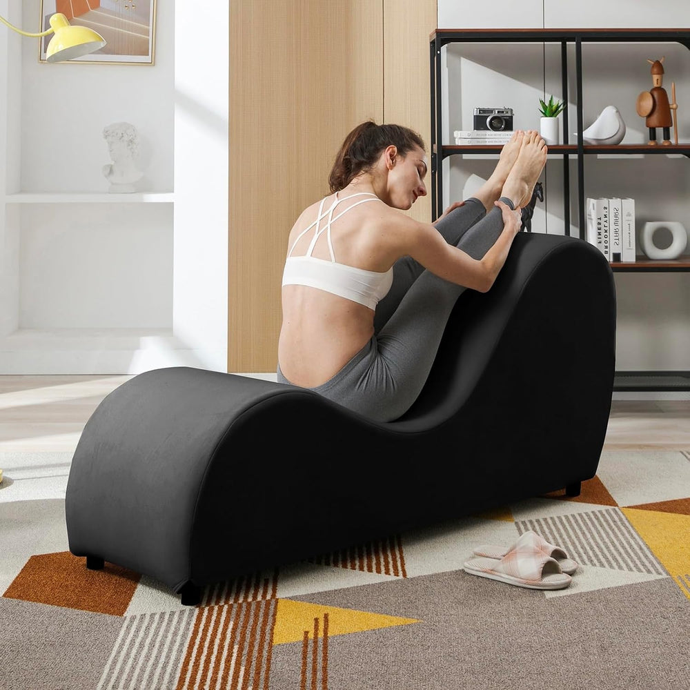 BALUS Yoga Sofa Chaise Lounge Chair for Adults Stretching Exercising, 60&quot...