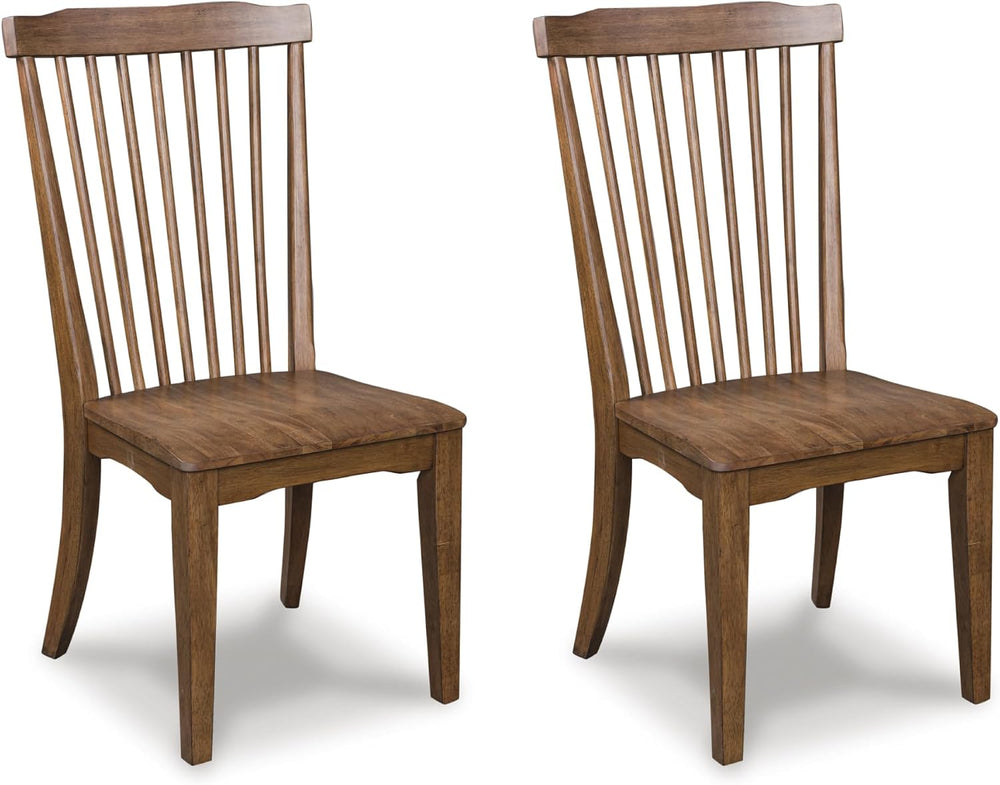 Signature Design by Ashley Windsor Dining Chairs, Set of 2, Brown
